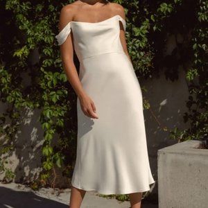 Jenny Yoo Evelyn midi wedding dress